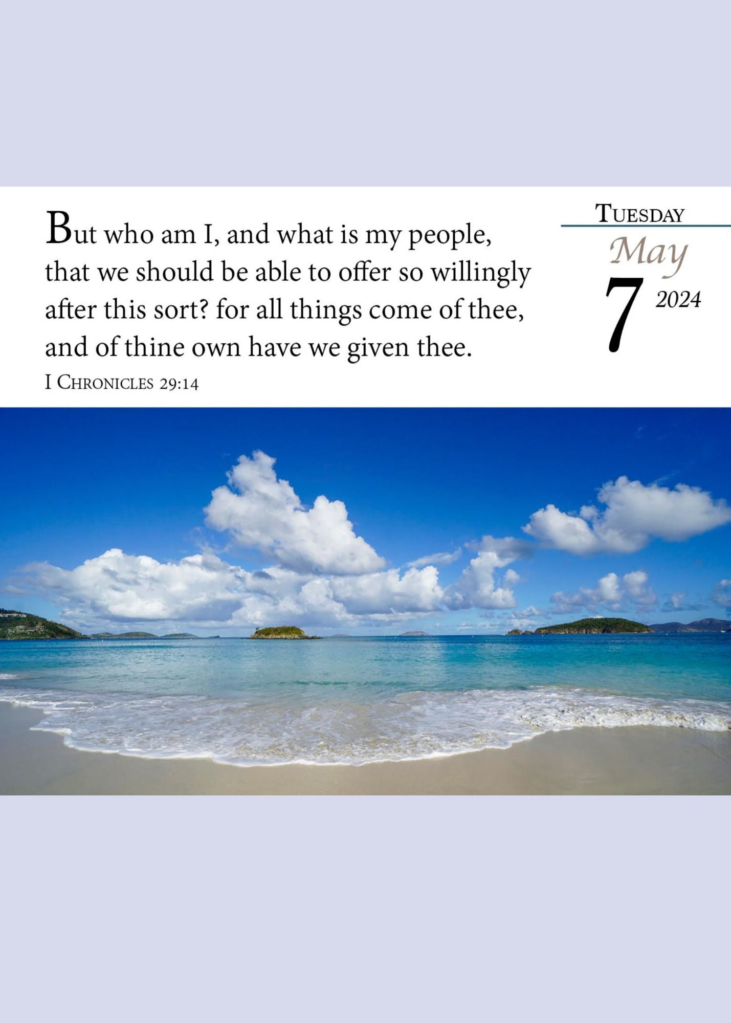 KJV Verse of the Day Calendar 2024 Gifts