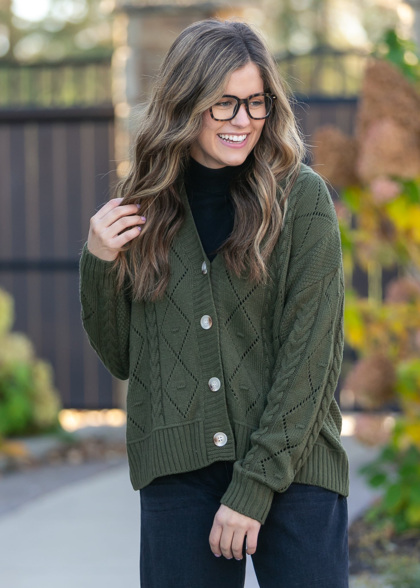 Knit Button Up Cardigan FF Layering Essentials