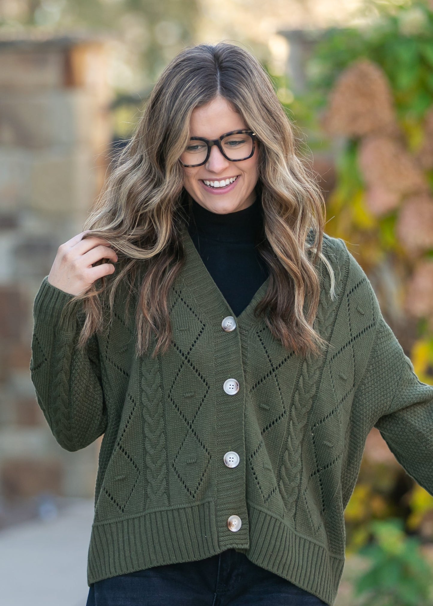Knit Button Up Cardigan FF Layering Essentials