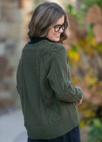 Knit Button Up Cardigan FF Layering Essentials