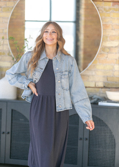 Kut From the Kloth® Bailey Button Front Jacket FF Layering Essentials