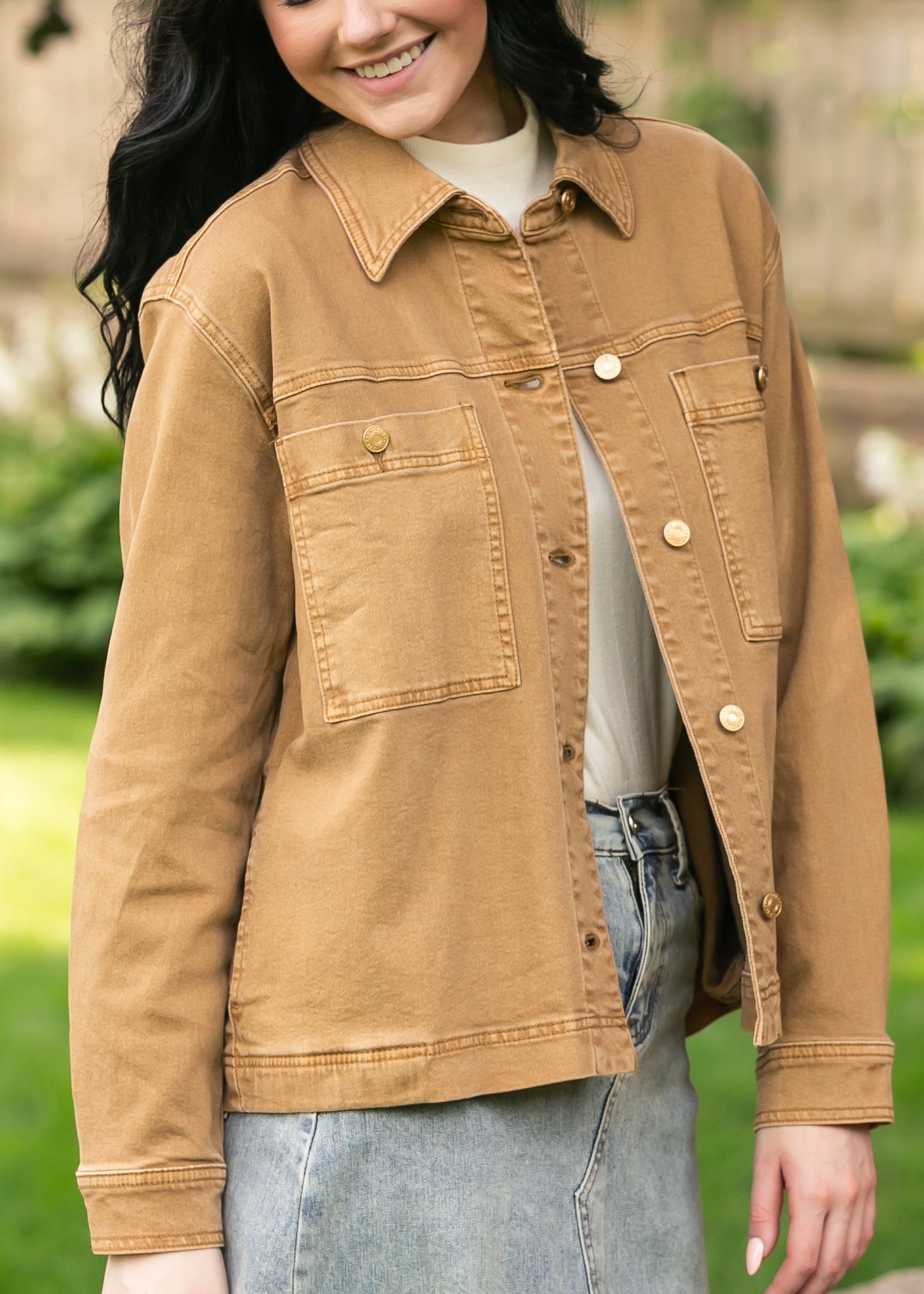 Kut From the Kloth® Barb Carmel Jacket FF Layering Essentials