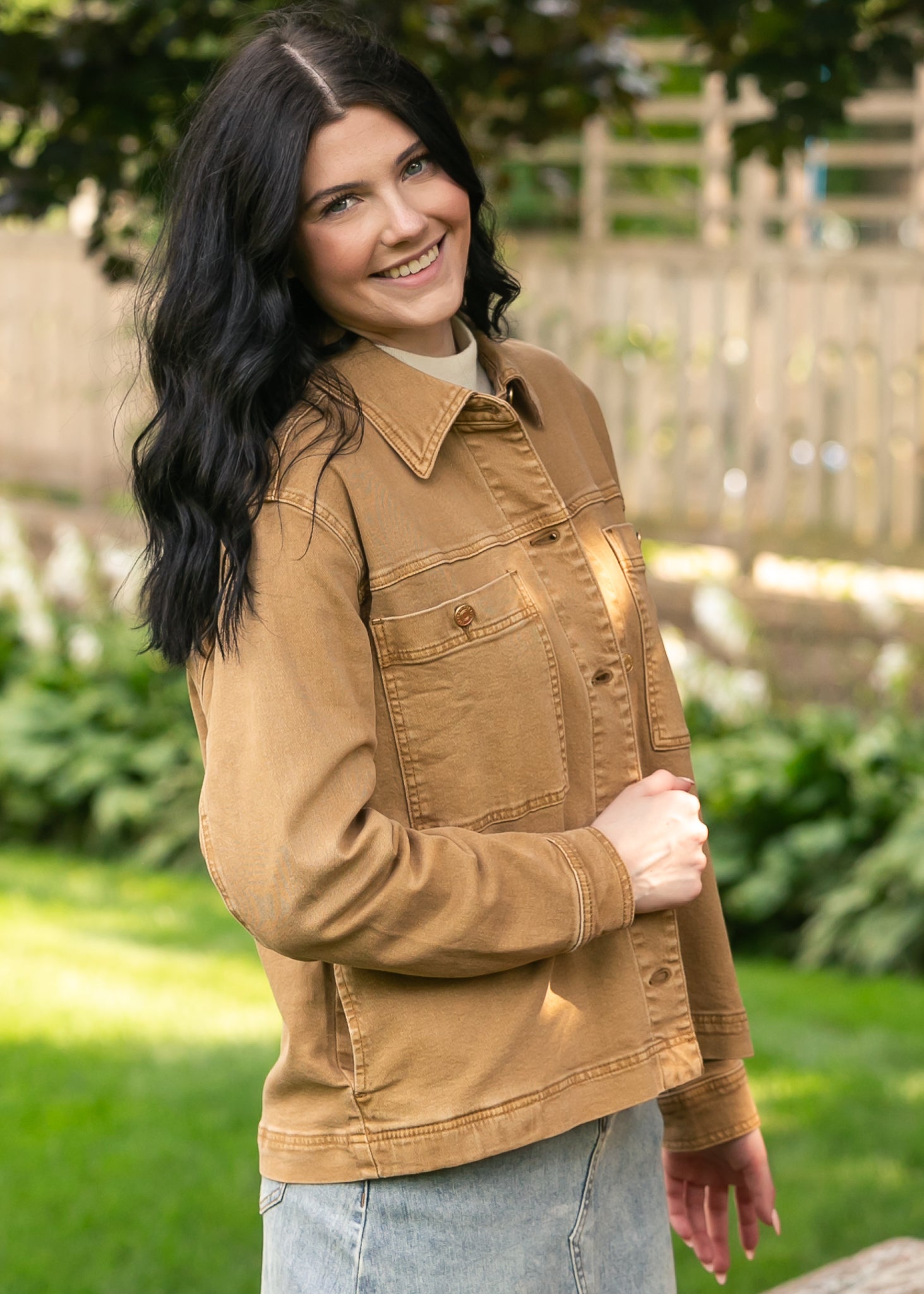 Kut From the Kloth® Barb Carmel Jacket FF Layering Essentials