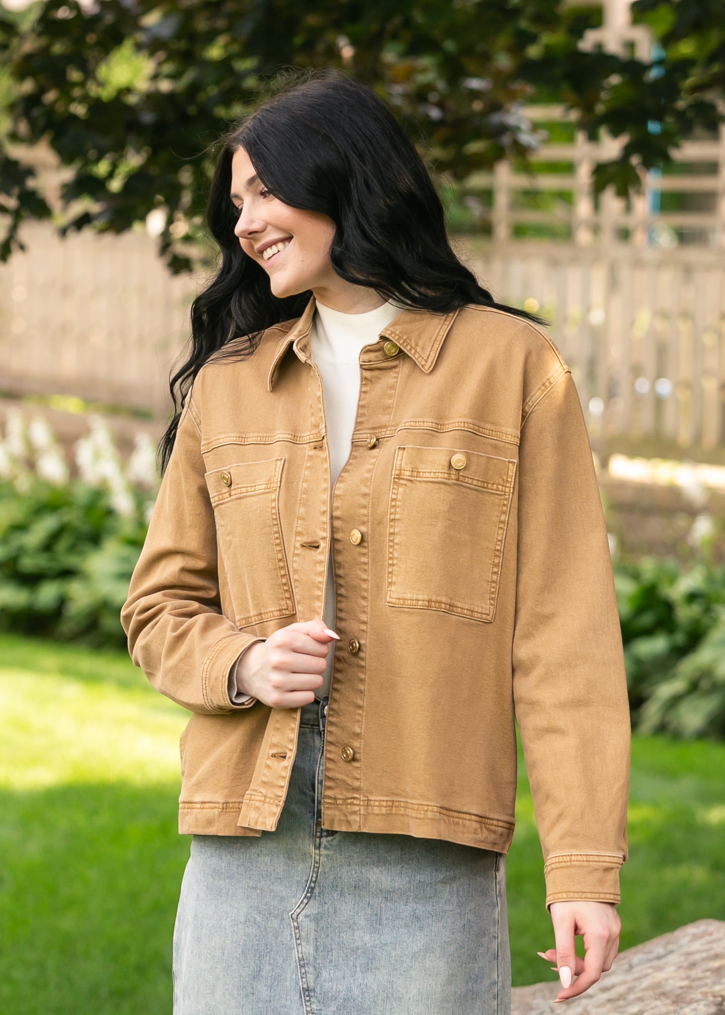 Kut From the Kloth® Barb Carmel Jacket FF Layering Essentials