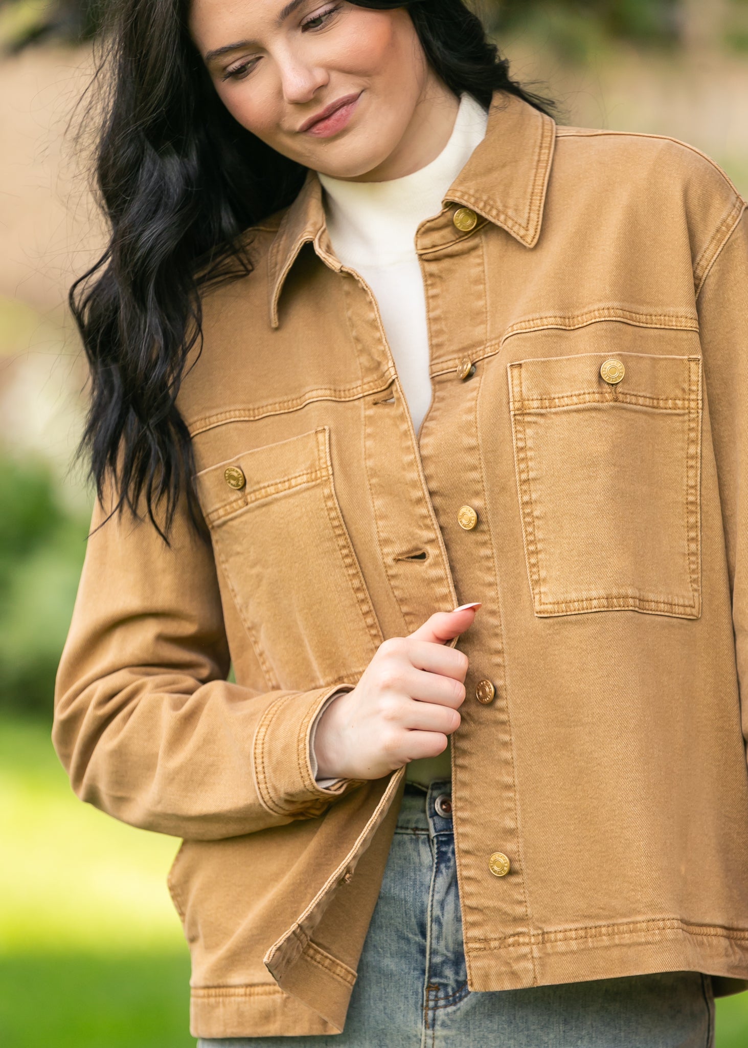 Kut From the Kloth® Barb Carmel Jacket FF Layering Essentials