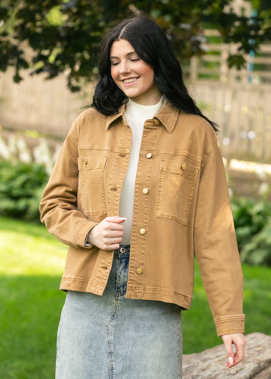 Kut From the Kloth® Barb Carmel Jacket FF Layering Essentials