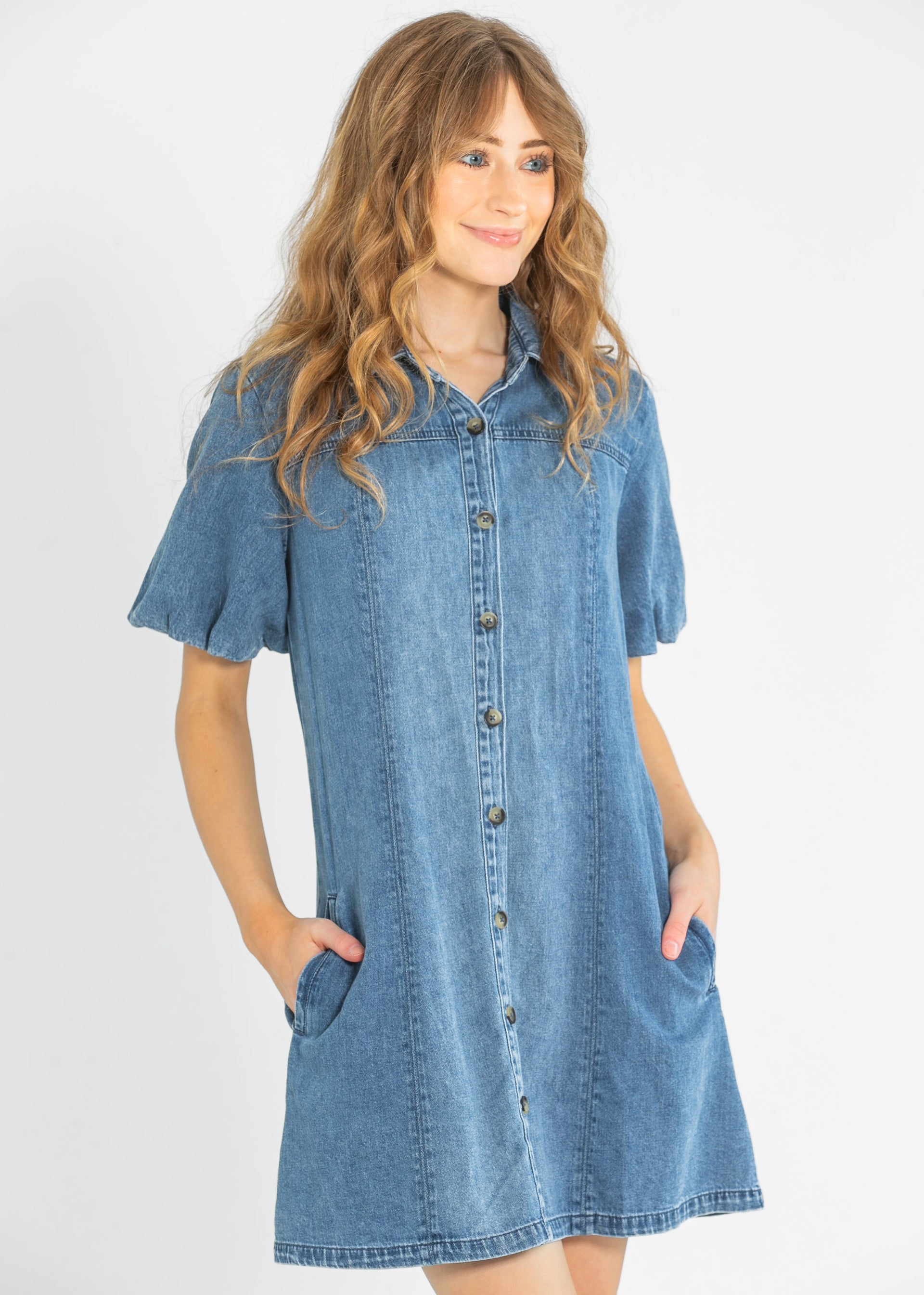 white christmas dresses Adventurous Shirt Dress main image 0