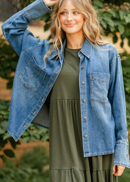 KUT from the Kloth® Gertie Button Front Top FF Layering Essentials
