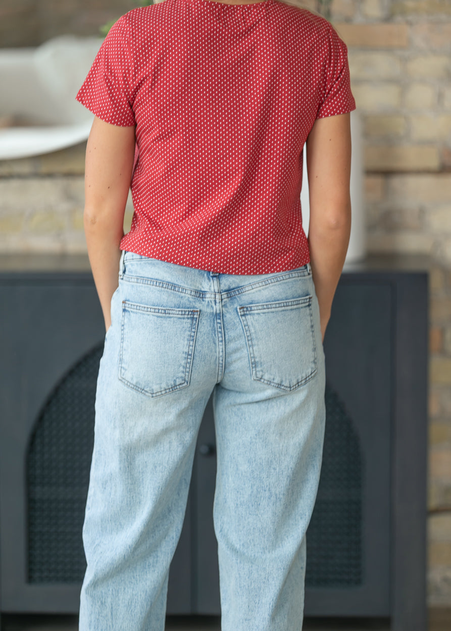 Kut From the Kloth® Selena Baggy Straight Leg Jeans FF Pants