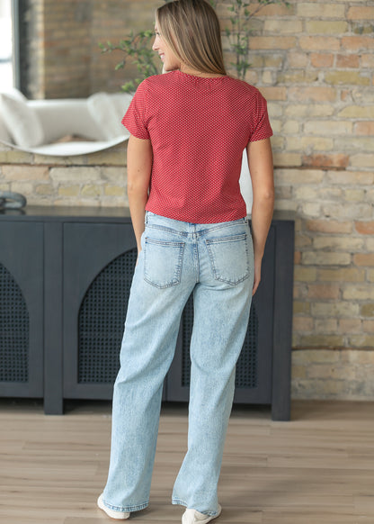Kut From the Kloth® Selena Baggy Straight Leg Jeans FF Pants