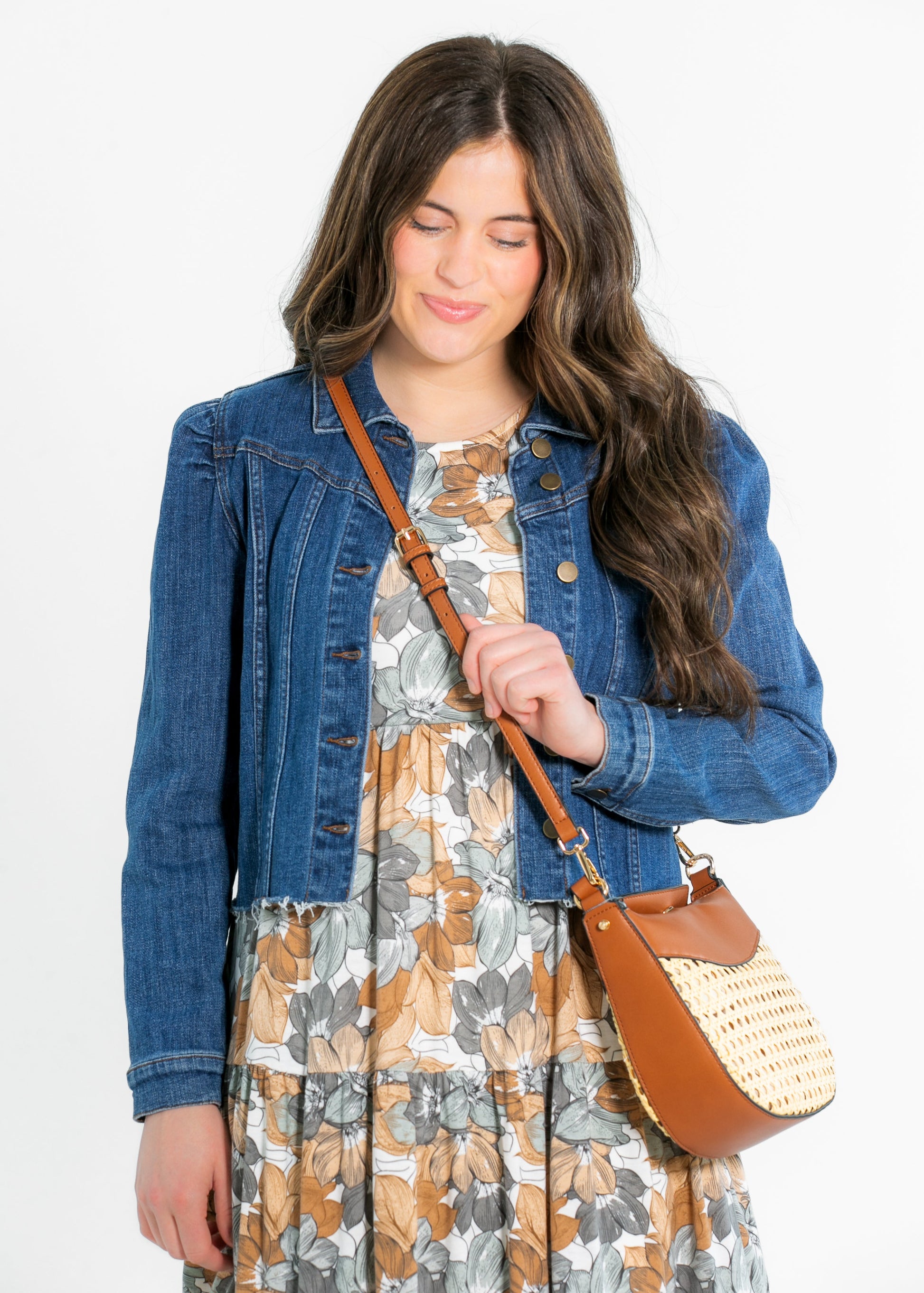 Kut from the Kloth® Shaya Crop Denim Jacket FF Tops
