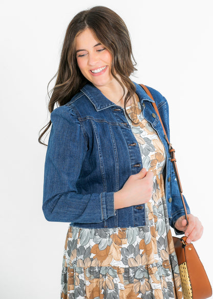 Kut from the Kloth® Shaya Crop Denim Jacket FF Tops