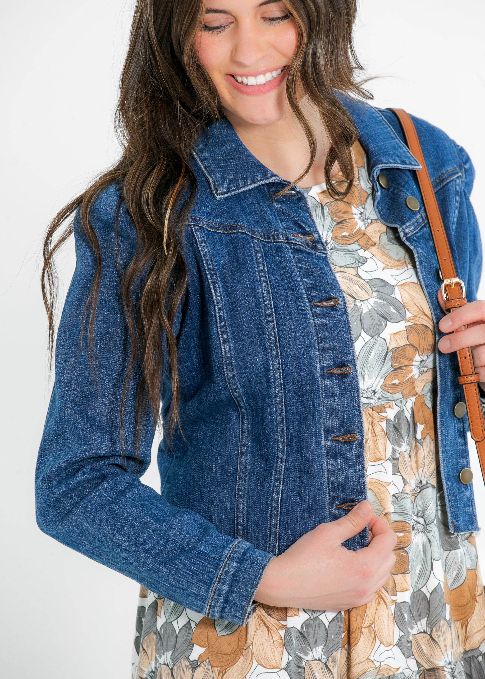 Kut from the Kloth® Shaya Crop Denim Jacket FF Tops