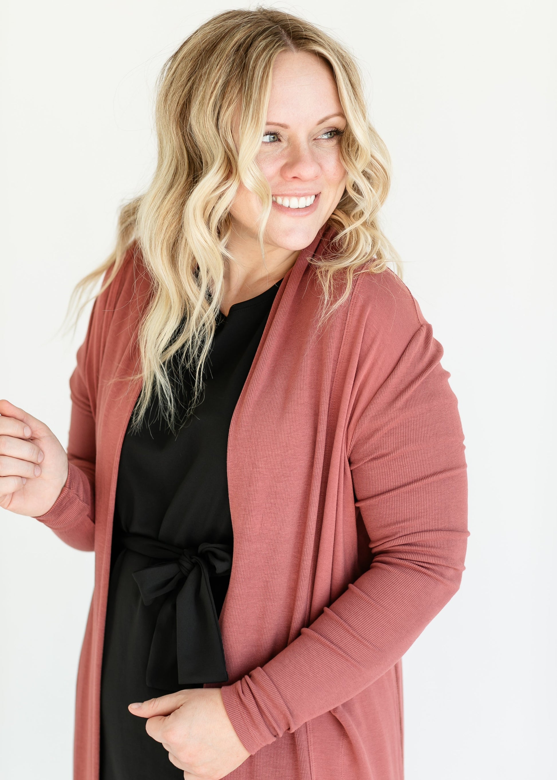 Kylin Open Front Cardigan IC Tops