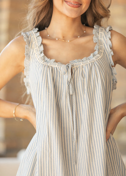 Lace Detail Sleeveless Midi Dress FF Dresses