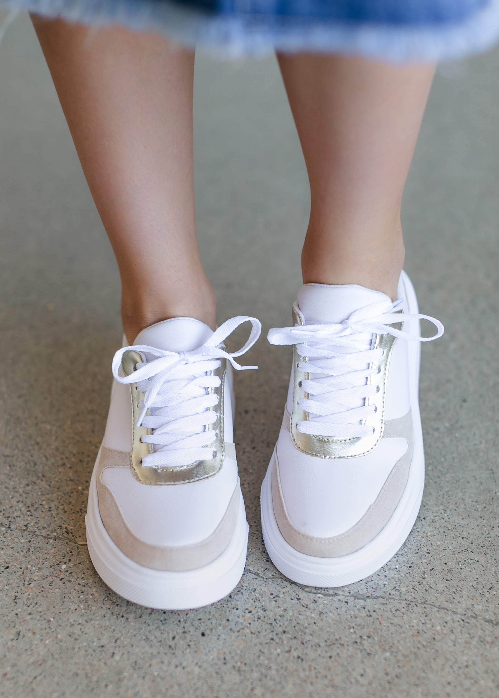 Lace-up Platform Sneakers Shoes