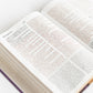 Large Print KJV Study Bible Violet Floral Gifts