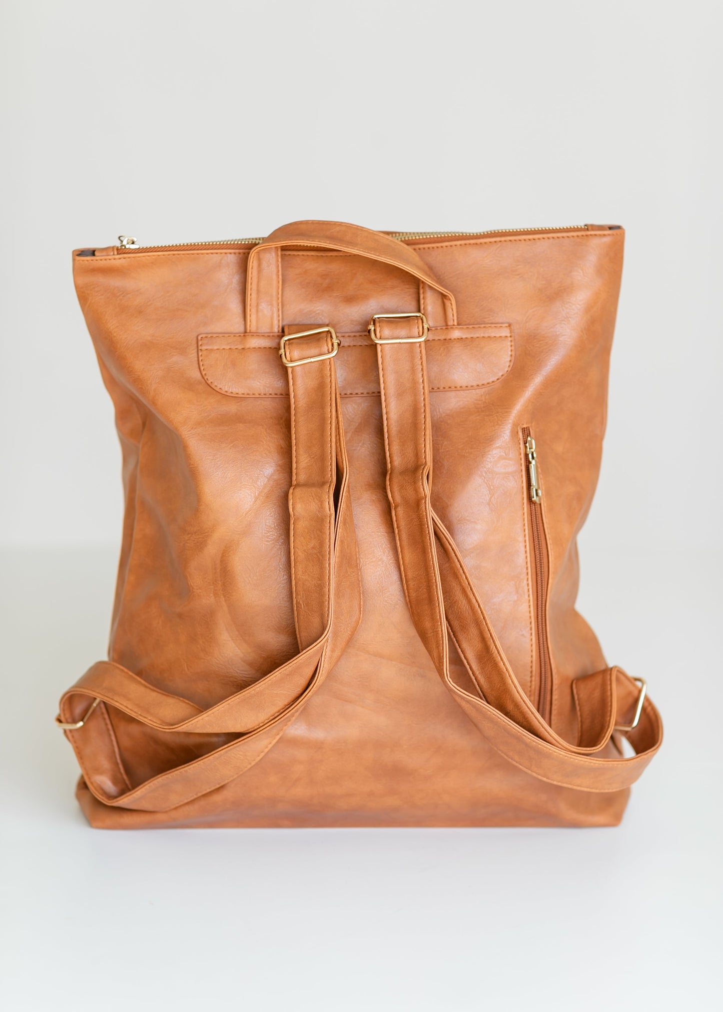 Large Vegan Leather Backpack Accessories