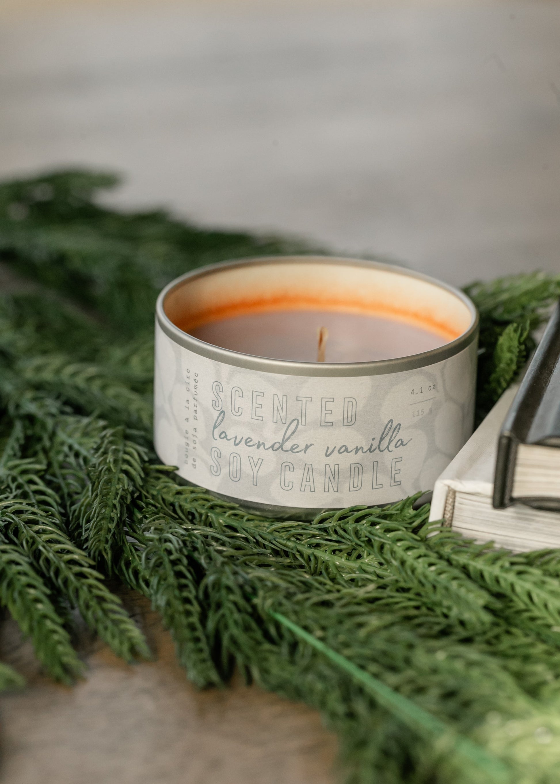 Lavender Vanilla Small Tin Candle FF Home + Lifestyle