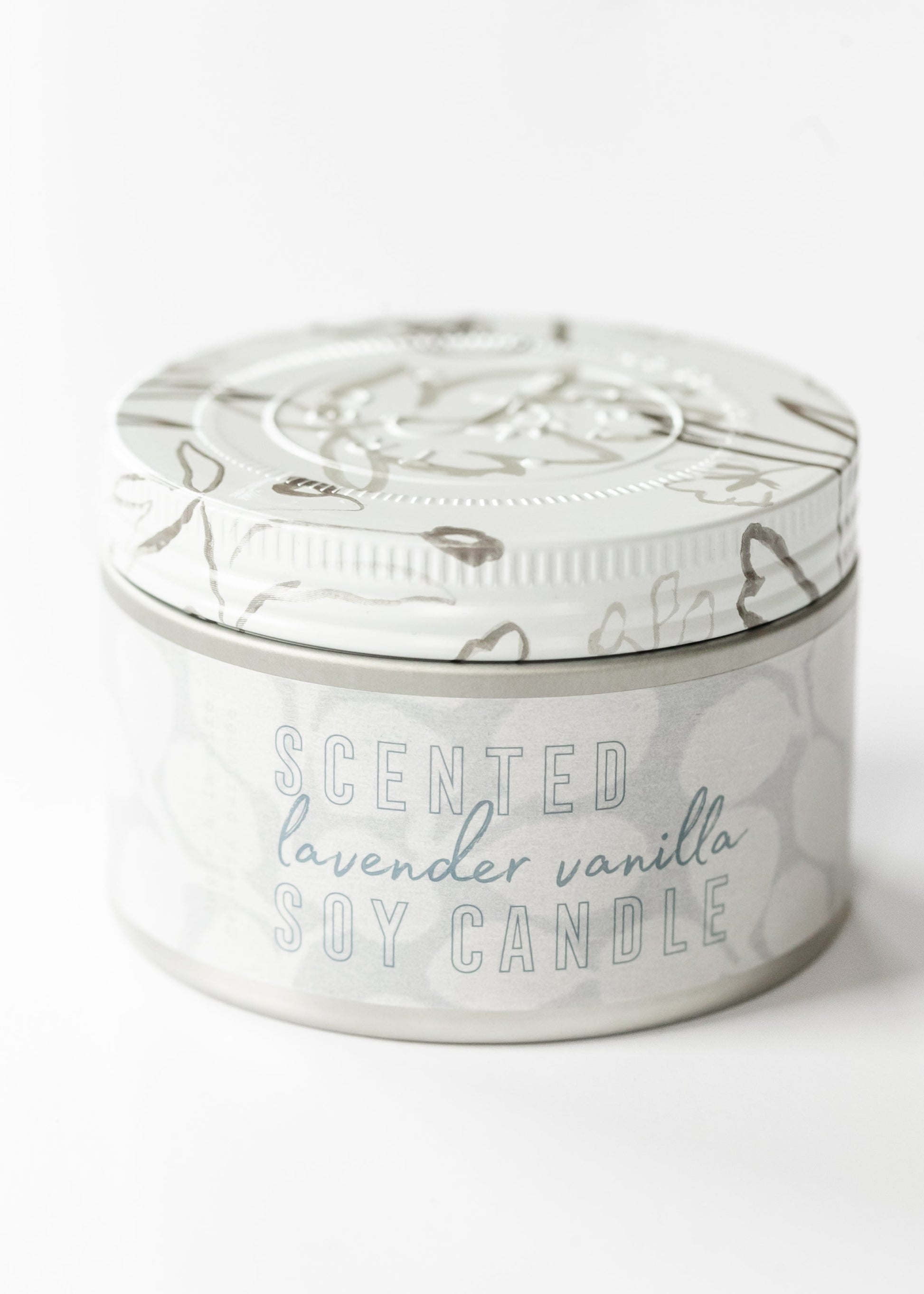 Lavender Vanilla Small Tin Candle FF Home + Lifestyle