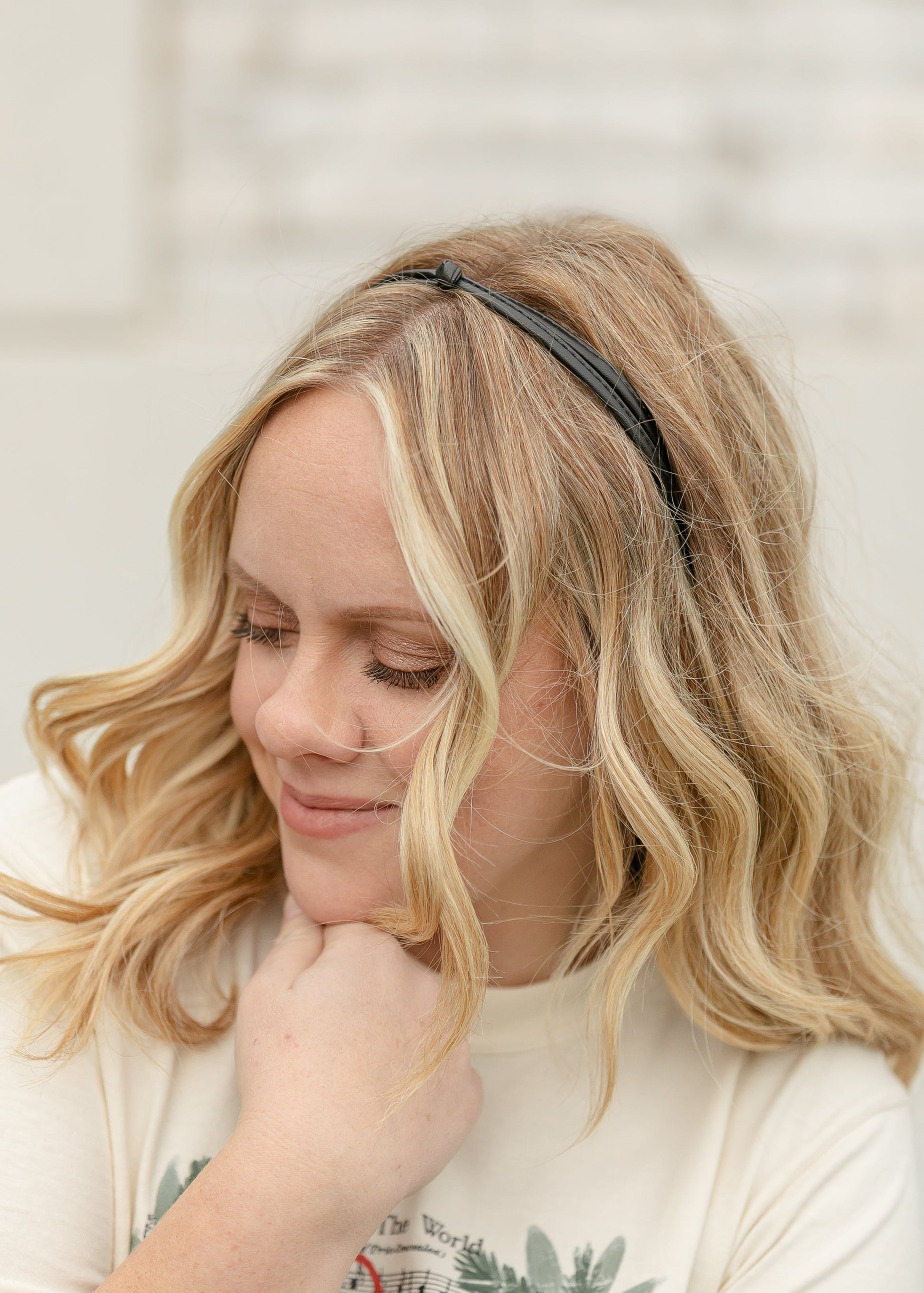 Leather Knot Headband Accessories