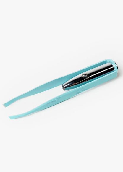 Light Up Stainless Steel Tweezers Gifts Blue