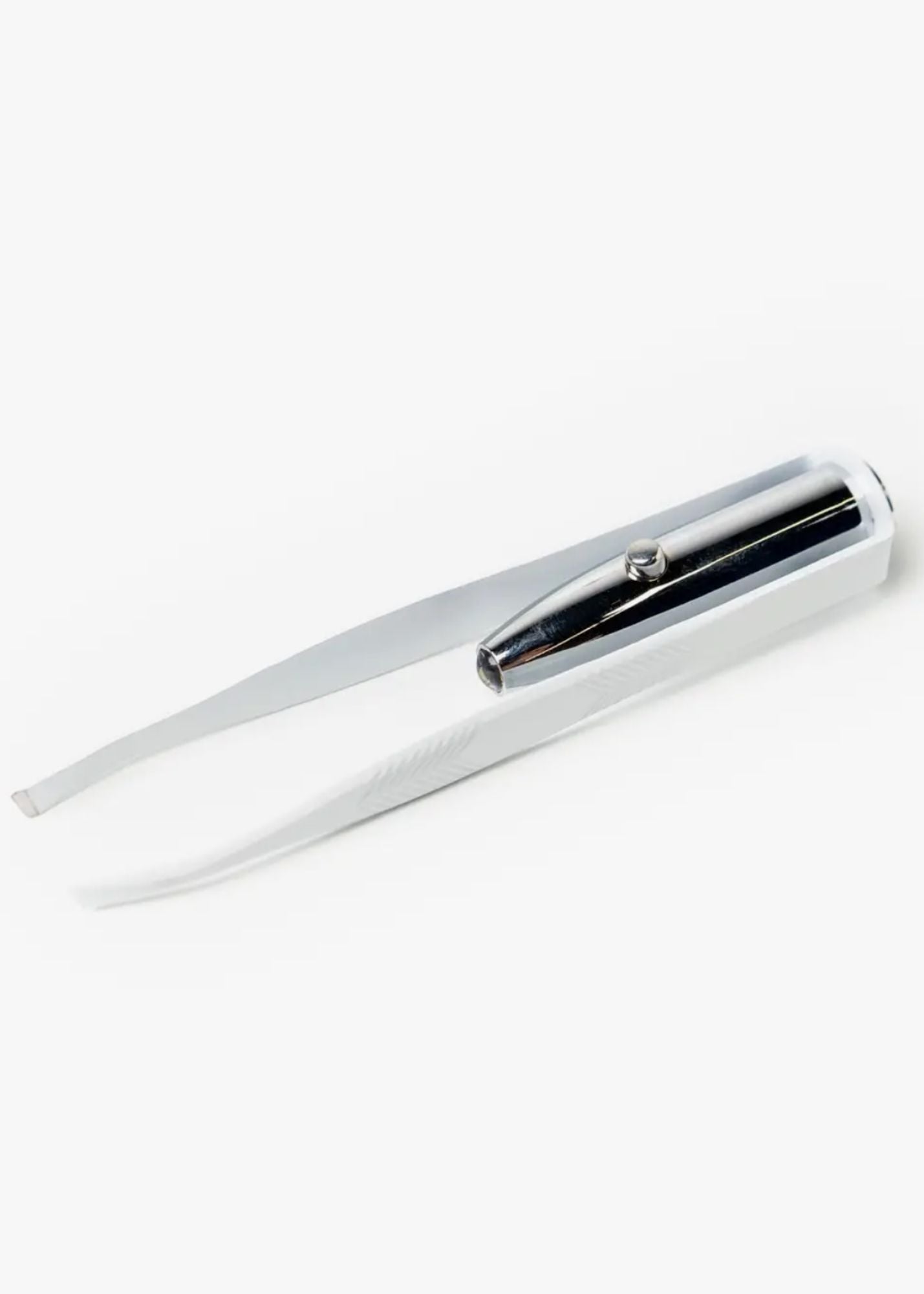 Light Up Stainless Steel Tweezers Gifts White