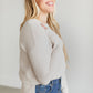 Lightweight Crewneck Pullover Sweater FF Tops