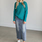 Lightweight Waffle Crewneck Sweater FF Tops