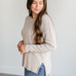 Lightweight Waffle Crewneck Sweater FF Tops