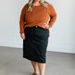 Lightweight Waffle Crewneck Sweater FF Tops Camel / S