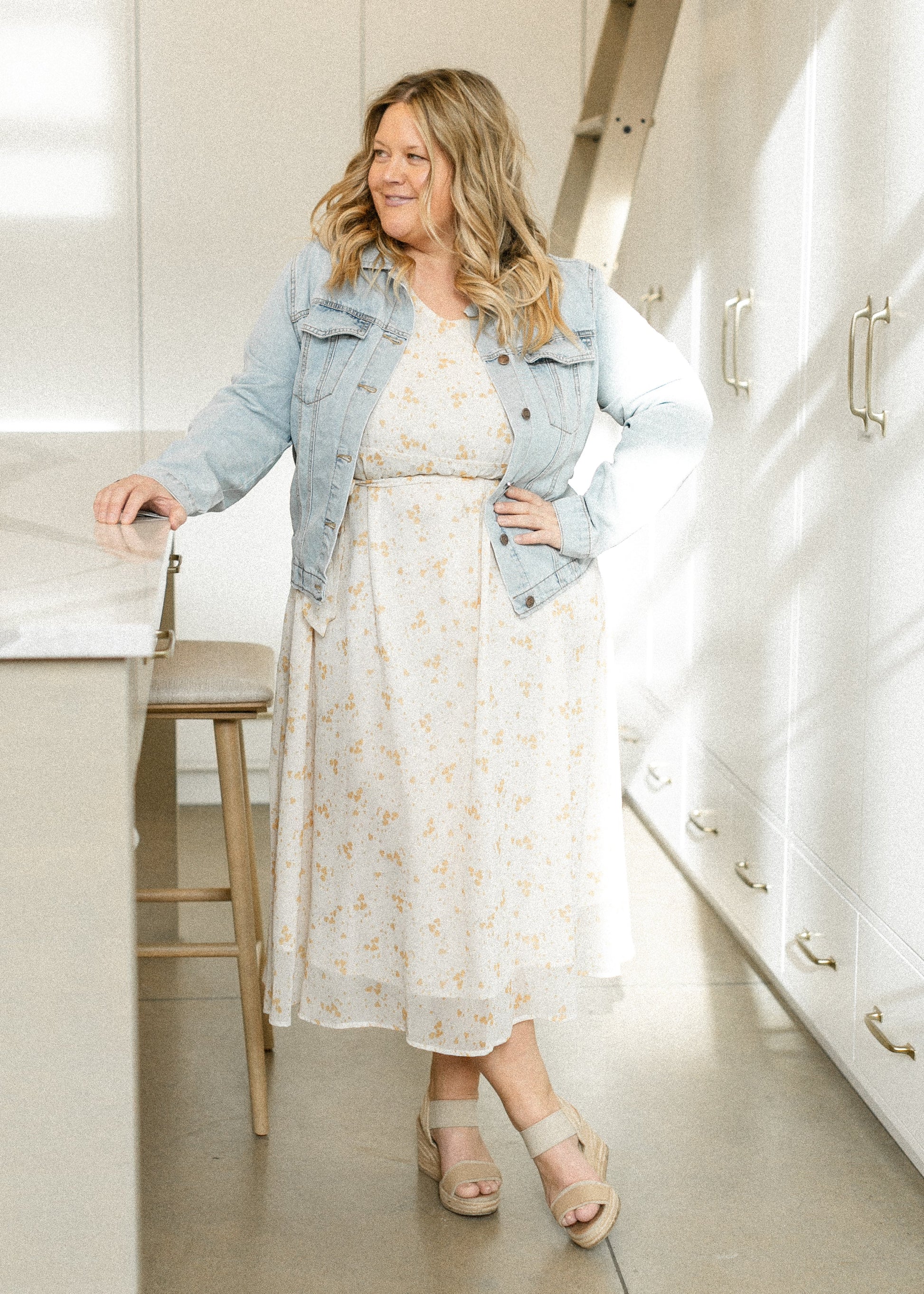 Lilia Flutter Sleeve Maxi Dress IC Dresses 1XL