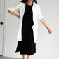 Linen Blend Cream Button Down Layering Top Dresses