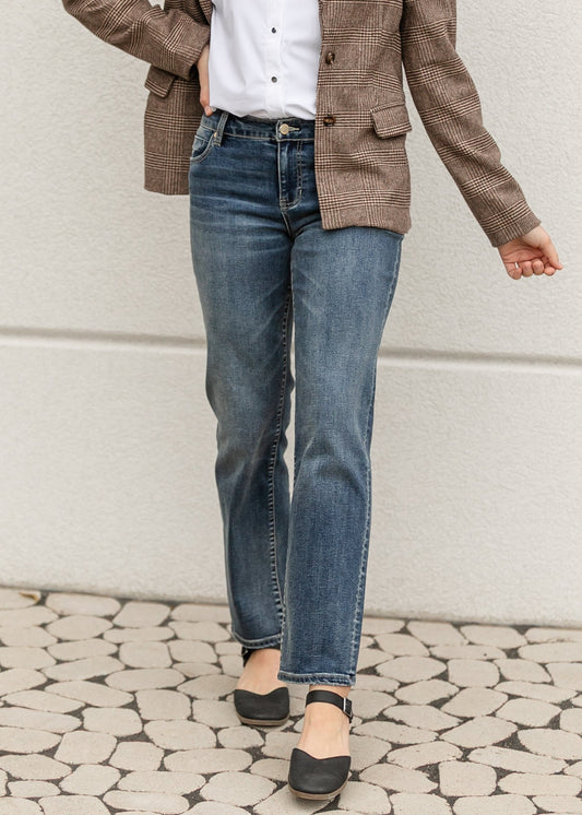 Liverpool Los Angeles® Kennedy Straight Jeans FF Skirts