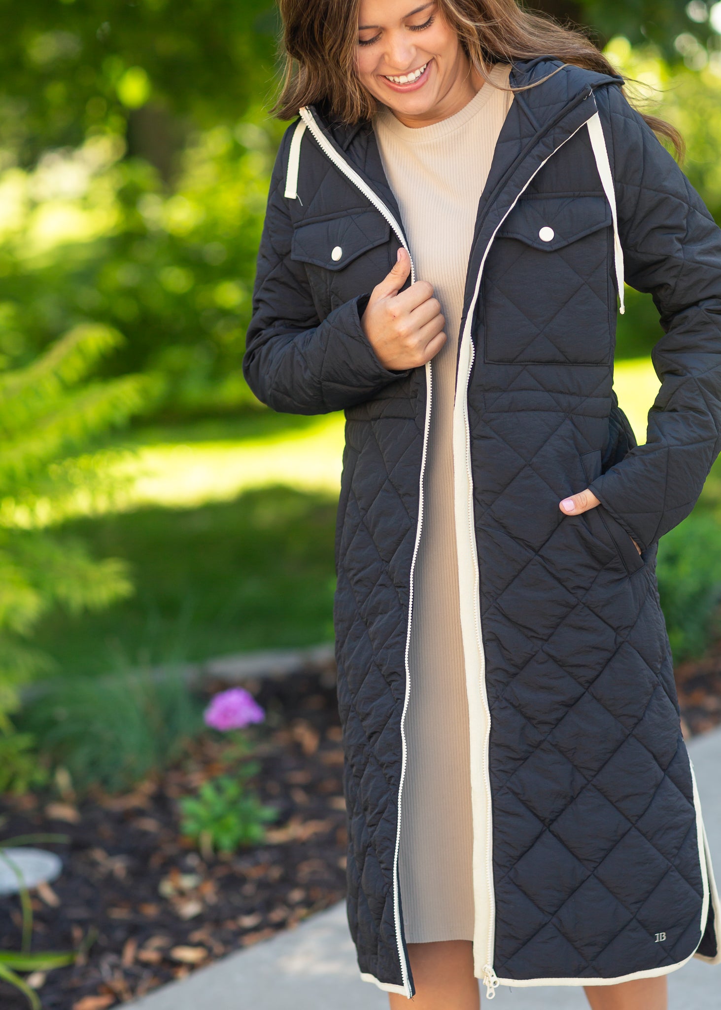 Long Quilted Jacket FF Layering Essentials