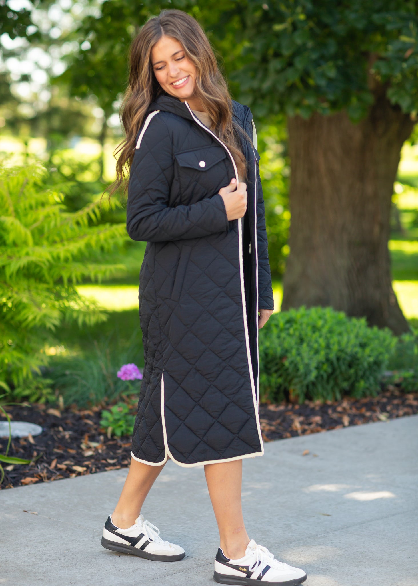 Long Quilted Jacket FF Layering Essentials