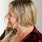 Long Rhinestone Bobby Pins 4 pcs Set Accessories