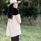 Long Sleeve Color Block Taupe + Black Top - FINAL SALE FF Tops