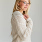 Loose Knit V-neck Sweater FF Tops
