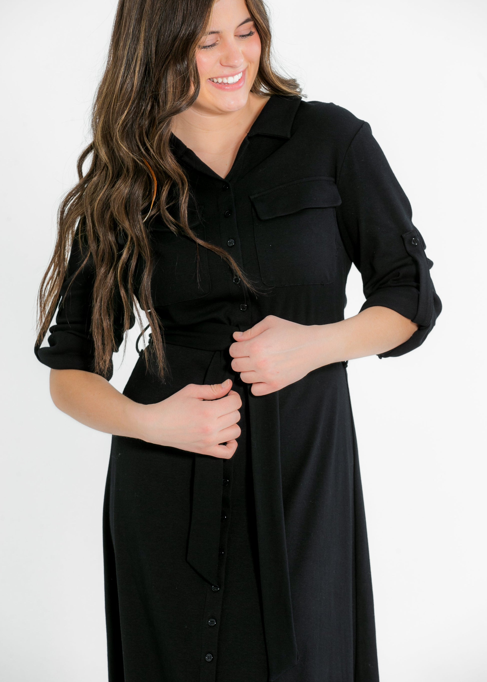 Lorraine Ribbed Knit Maxi Dress IC Dresses