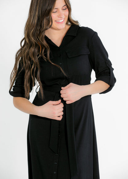 Lorraine Ribbed Knit Maxi Dress IC Dresses
