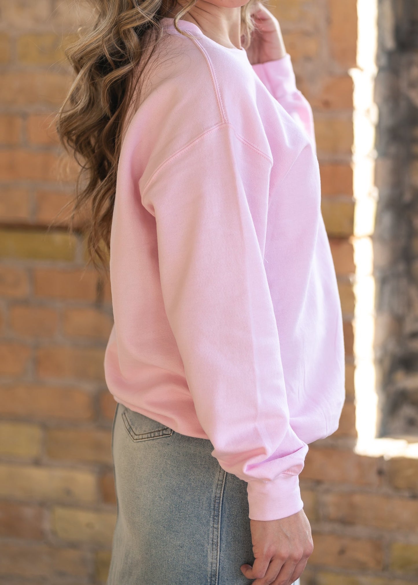 Love Like Jesus Embroidered Sweatshirt FF Tops