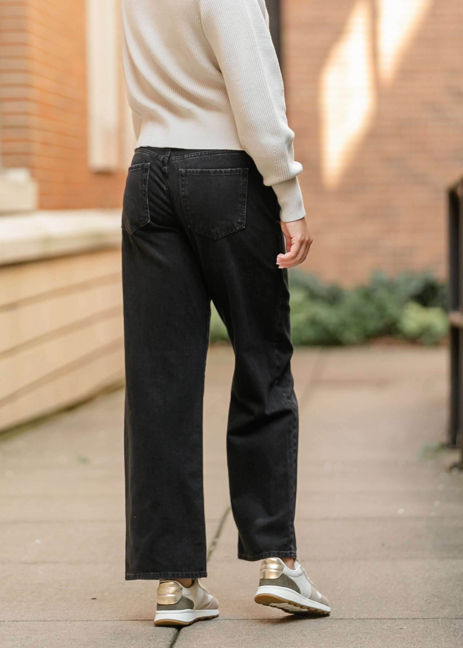 Low Rise Slouch Jeans FF Pants
