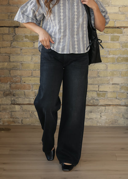 Low Rise Slouch Jeans FF Pants