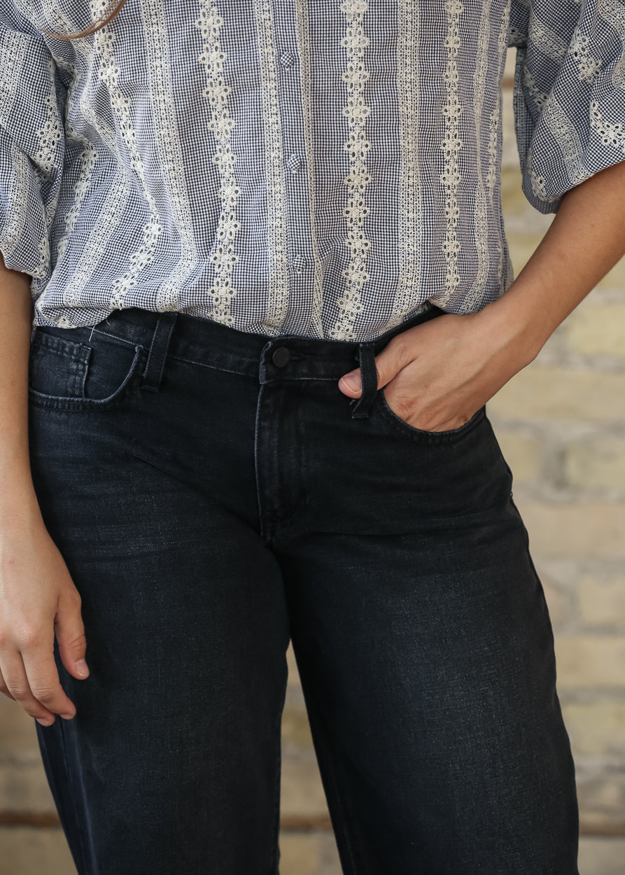 Low Rise Slouch Jeans FF Pants