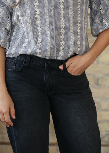 Low Rise Slouch Jeans FF Pants