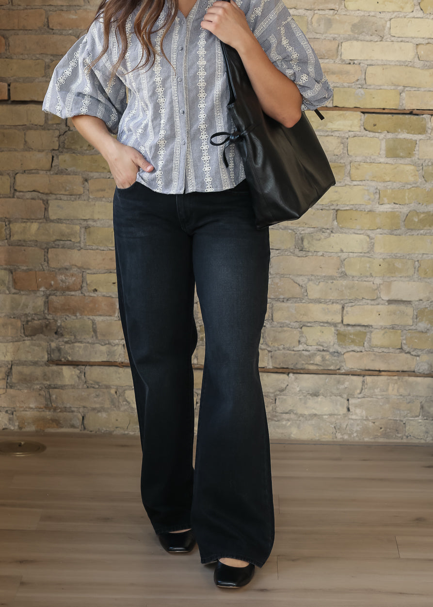 Low Rise Slouch Jeans FF Pants