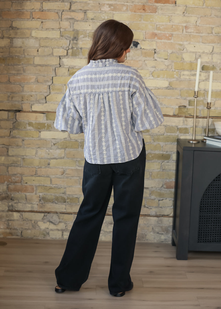 Low Rise Slouch Jeans FF Pants