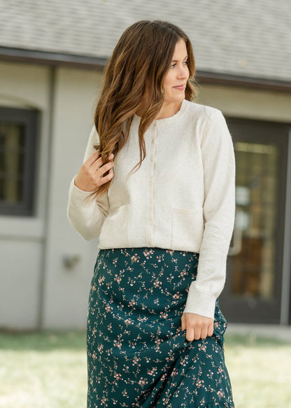 Lyra Cardigan with Front Pocket FF Tops