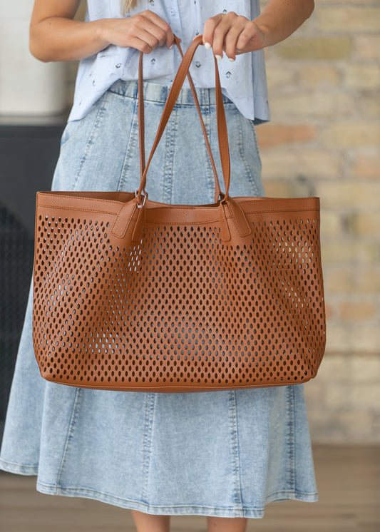 Madison Perforated Tote Bag Accessory